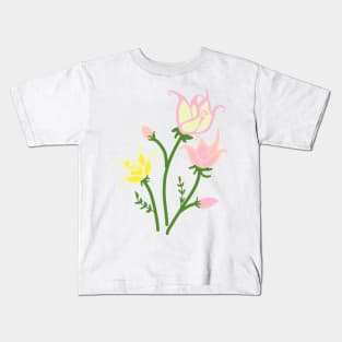 PALE PINK ROSES Kids T-Shirt